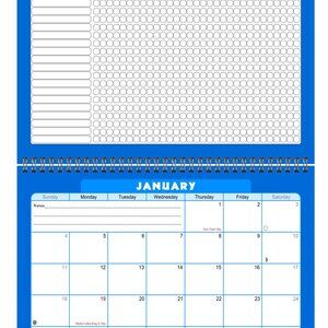 2027 Monthly Desktop/Wall Calendar/Planner - Habit Tracker (Edition #06)